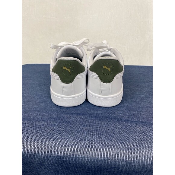 Puma Men\'s Ace Court Shoe White Green Size 10.5 main image 6